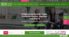 Desktop Screenshot of istec.fr