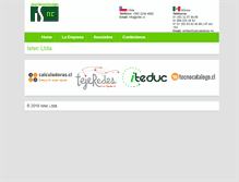 Tablet Screenshot of istec.cl