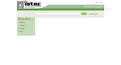 Desktop Screenshot of metabuscador.istec.org